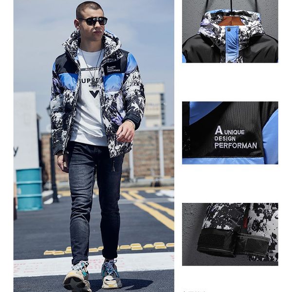 men designer down jackets 2019 fashion snow nountain down coat mens outdoor loose hooded coat luxury casual coat asian size l-3xl, Black
men designer down jackets 2019 fashion snow nountain down coat mens outdoor loose hooded coat luxury casual coat asian size l-3xl, Black