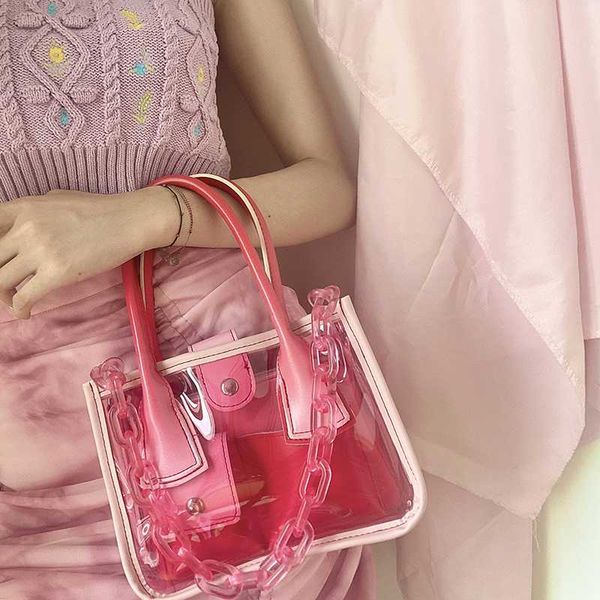 summer small bag female 2020 fashion pvc jelly bag wild acrylic chain crossbody clear transparent women purse and handbags
summer small bag female 2020 fashion pvc jelly bag wild acrylic chain crossbody clear transparent women purse and handbags