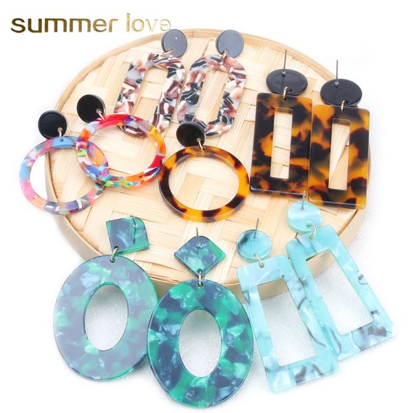 2019 fashion acrylic earrings large for women bohemian statement earrings geometric colorful pendant earrings trend jewelry gift, Silver
2019 fashion acrylic earrings large for women bohemian statement earrings geometric colorful pendant earrings trend jewelry gift, Silver