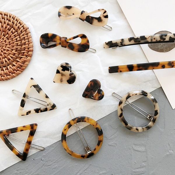 korean minimalist style hair clips vintage leopard amber tortoise color hairgrips geometric circle bowknot shape straight barret
korean minimalist style hair clips vintage leopard amber tortoise color hairgrips geometric circle bowknot shape straight barret