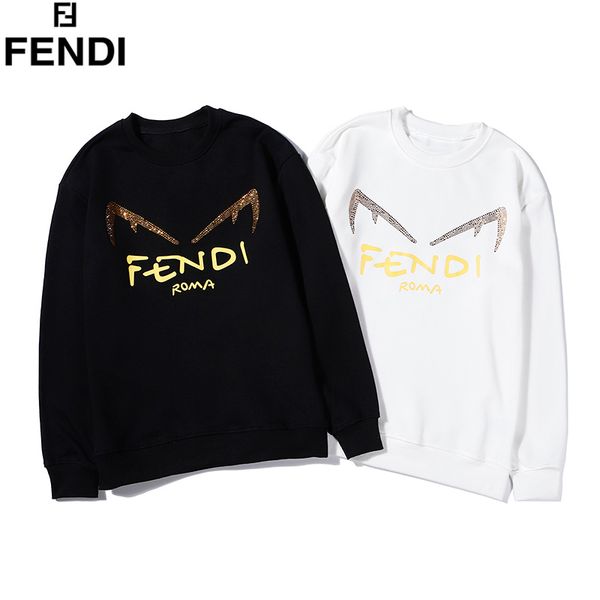 fends tide brand sweater mens designer hoodie rhinestone crew neck sweater cotton sports pullover street hip hop pullover, White;black
fends tide brand sweater mens designer hoodie rhinestone crew neck sweater cotton sports pullover street hip hop pullover, White;black