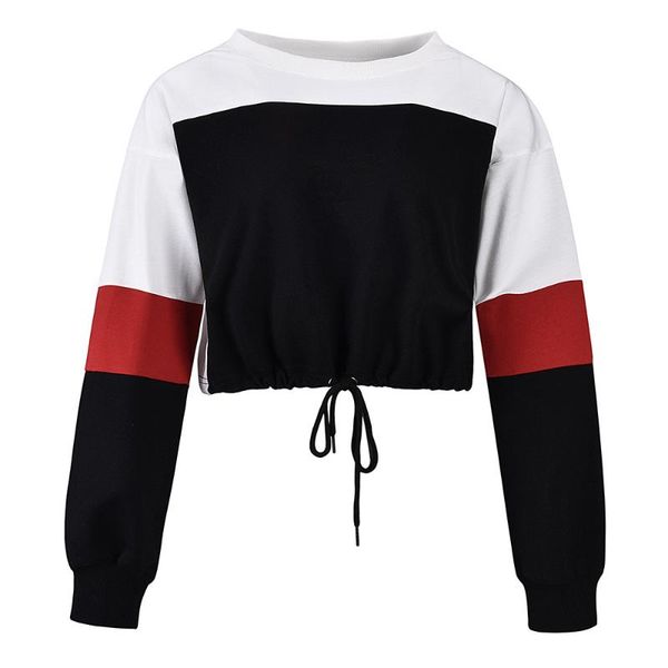 sisters hoodie autumn and winter contrast color stitching women crew neck drawstring hooded short sweater super oversized hoodie, Black
sisters hoodie autumn and winter contrast color stitching women crew neck drawstring hooded short sweater super oversized hoodie, Black