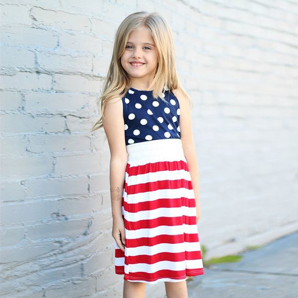 girl striped vest dress baby kids sleeveless wave point dress american flag independence national day usa 4th july boat neck a-line skirt, Red;yellow
girl striped vest dress baby kids sleeveless wave point dress american flag independence national day usa 4th july boat neck a-line skirt, Red;yellow