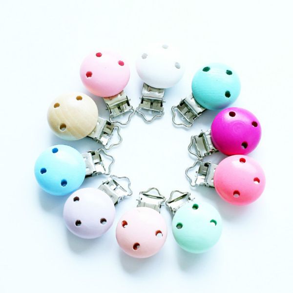100 pcs macaron color baby pacifier clip diy wooden bead tool clip baby nipple clasps accessories 
100 pcs macaron color baby pacifier clip diy wooden bead tool clip baby nipple clasps accessories