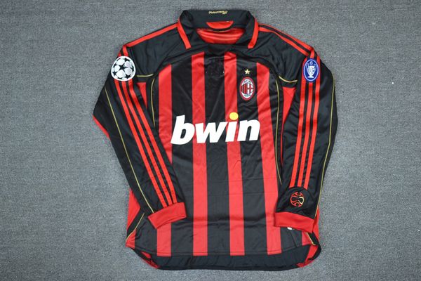 2006 2007 ac milan retro ucl home jer ey long leeve occer jer ey kaka inzaghi gattu o ronaldo pirlo eedorf vintage football hirt
2006 2007 ac milan retro ucl home jer ey long leeve occer jer ey kaka inzaghi gattu o ronaldo pirlo eedorf vintage football hirt