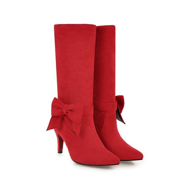 women shoes boots pointed toe 8 cm high heel boots big size winter warm red black yellow
women shoes boots pointed toe 8 cm high heel boots big size winter warm red black yellow