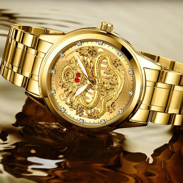 watch men's non-mechanical watch waterproof luminous gold color quartz ultra-thin steel belt dragon and phoenix couple table, Slivery;brown
watch men's non-mechanical watch waterproof luminous gold color quartz ultra-thin steel belt dragon and phoenix couple table, Slivery;brown