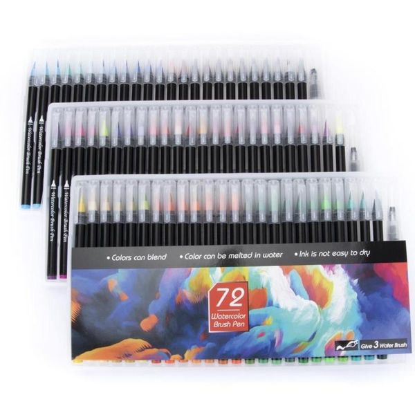 12/20/24/48/72 colors professional markers set drawing brush pens sketching student watercolor marker school art supplies
12/20/24/48/72 colors professional markers set drawing brush pens sketching student watercolor marker school art supplies