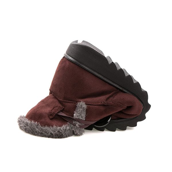 winter women boots flock warm ankle snow boots 2019 platform mother shoes woman slip on flats button creepers 25, Black
winter women boots flock warm ankle snow boots 2019 platform mother shoes woman slip on flats button creepers 25, Black