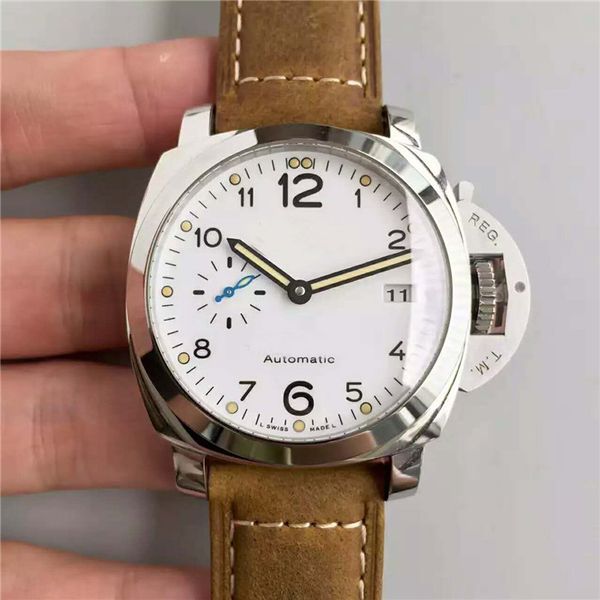 v2 version new pam001523 luxury watch pam1523 watch swiss p9010 automatic 28800 vph 316l steel case sapphire crystal brown leather strap, Slivery;brown
v2 version new pam001523 luxury watch pam1523 watch swiss p9010 automatic 28800 vph 316l steel case sapphire crystal brown leather strap, Slivery;brown