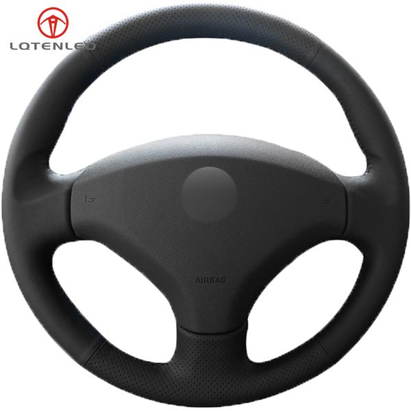 lqtenleo black artificial leather diy hand-stitched car steering wheel cover for old 408 308 3008
lqtenleo black artificial leather diy hand-stitched car steering wheel cover for old 408 308 3008