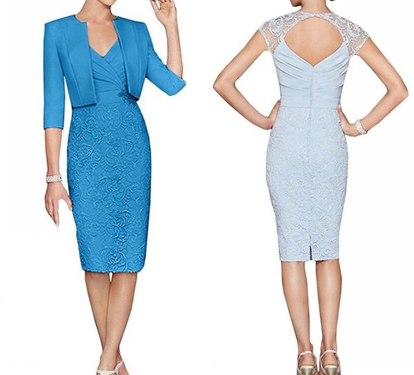 noble sheath lace short mother suit gowns formal wear with wrap mother of groom wedding guest dress evening mother of the bride dress, Black;red
noble sheath lace short mother suit gowns formal wear with wrap mother of groom wedding guest dress evening mother of the bride dress, Black;red