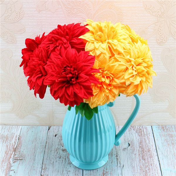 3pcs/lot simulation 5 head dahlia bunches high-grade silk flowers wedding bride bouquets home decoration pgraphy props fake flowers
3pcs/lot simulation 5 head dahlia bunches high-grade silk flowers wedding bride bouquets home decoration pgraphy props fake flowers