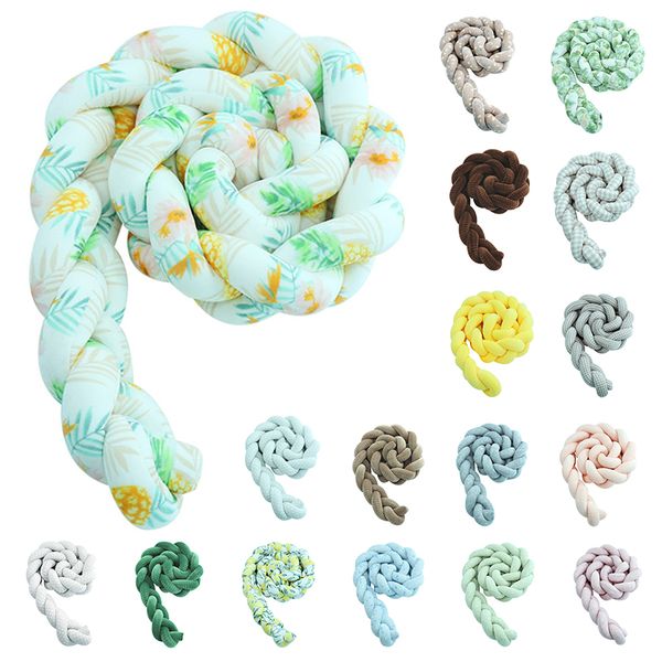 2m newborn baby bed bumper braid knot pillow pure weaving plush knot crib bumper kids bed baby cot protector room decor
2m newborn baby bed bumper braid knot pillow pure weaving plush knot crib bumper kids bed baby cot protector room decor