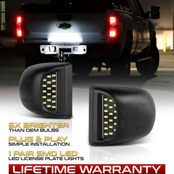 1999-2013 Chevy Silverado Avalanche BRIGHT SMD Светодиодные лампы освещения номерного знака
1999-2013 Chevy Silverado Avalanche BRIGHT SMD Светодиодные лампы освещения номерного знака