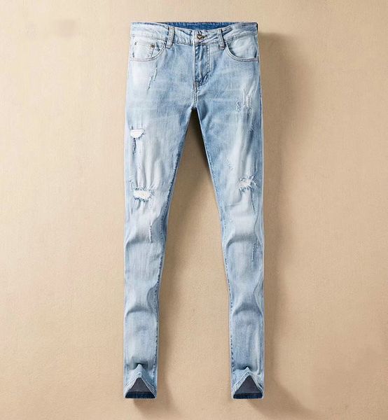 2020 mens distressed ripped short jeans biker jeans knee patch slim stretch pants distressed jeans designer fashion mens skinny, Blue
2020 mens distressed ripped short jeans biker jeans knee patch slim stretch pants distressed jeans designer fashion mens skinny, Blue