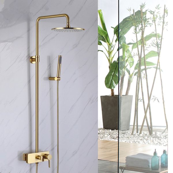 bathroom mixer brushed gold brass bath shower mixer and cold gold shower bathroom shower mixer