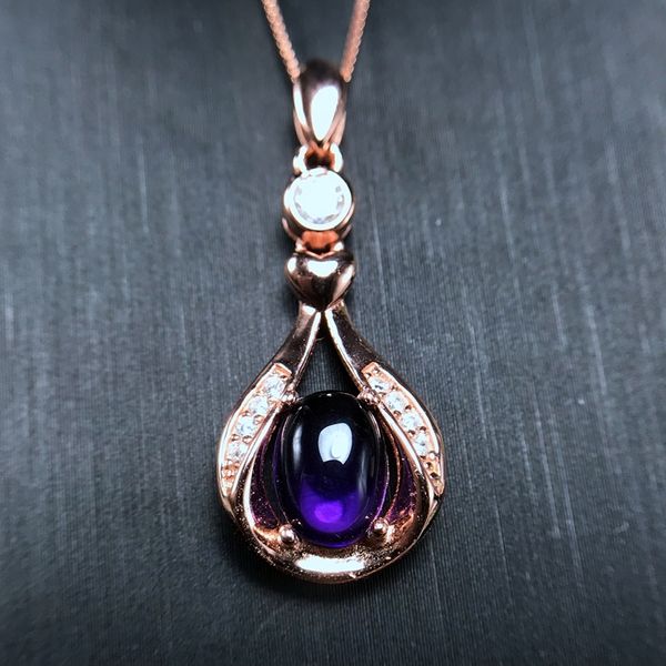 simple style, natural amethyst necklace, sale, 925 silver, small and exquisite
simple style, natural amethyst necklace, sale, 925 silver, small and exquisite