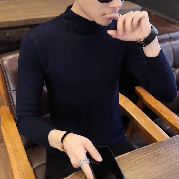 men's solid color turtleneck sweater korean autumn and winter clothes spirit guy trend bottoming sweater men's long sleeves slim, White;black
men's solid color turtleneck sweater korean autumn and winter clothes spirit guy trend bottoming sweater men's long sleeves slim, White;black