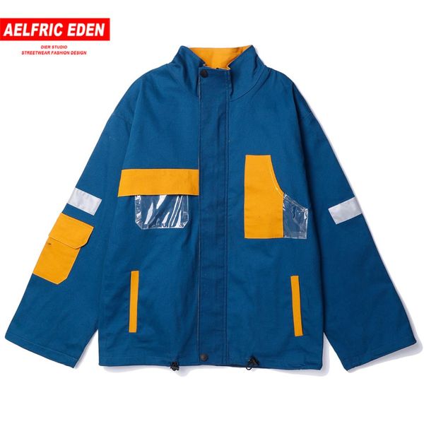 aelfric eden color clock patchwork pockets mens jackets 2019 autumn streetwear casual male hip hop harajuku coats outwear, Black;brown
aelfric eden color clock patchwork pockets mens jackets 2019 autumn streetwear casual male hip hop harajuku coats outwear, Black;brown