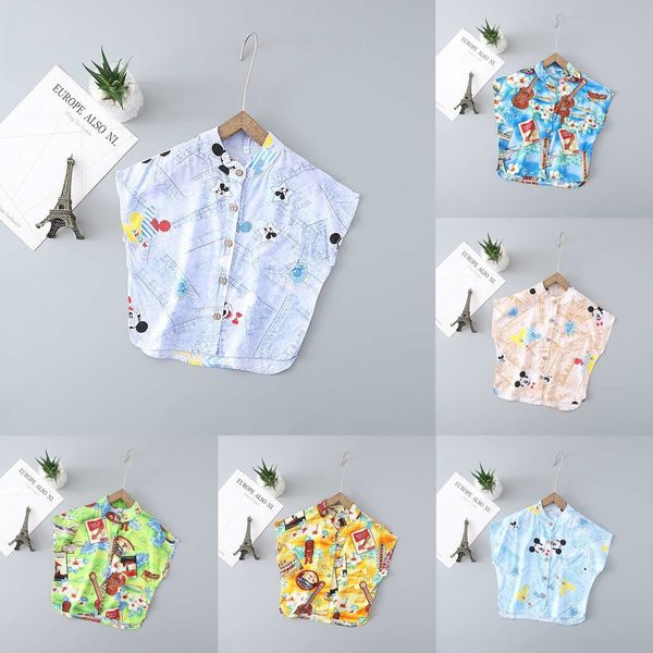 2020 thin breathable medium and large children cartoon printing cute stand collar sleeveless breathable cardigan large cardigan shirt, White;black
2020 thin breathable medium and large children cartoon printing cute stand collar sleeveless breathable cardigan large cardigan shirt, White;black