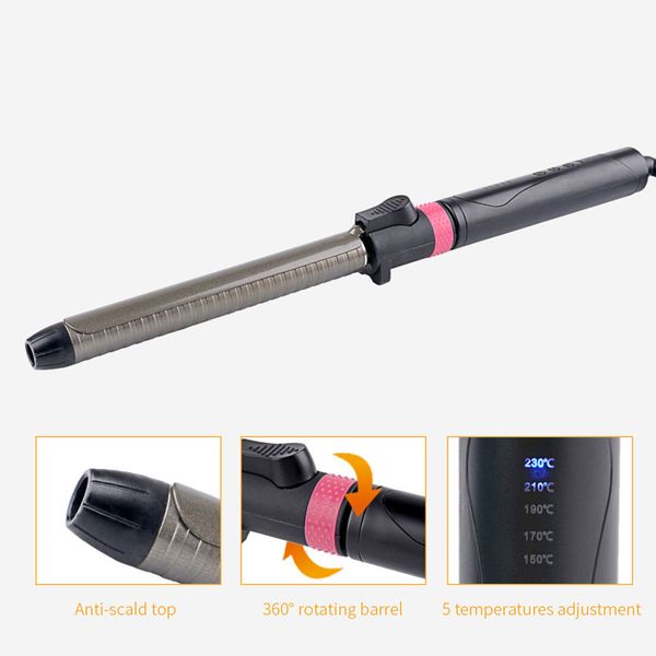 hair curler curling wand iron rotatable hair styler wet&dry tongs curly hair styling tools temperature adust 22mm(us plug
hair curler curling wand iron rotatable hair styler wet&dry tongs curly hair styling tools temperature adust 22mm(us plug