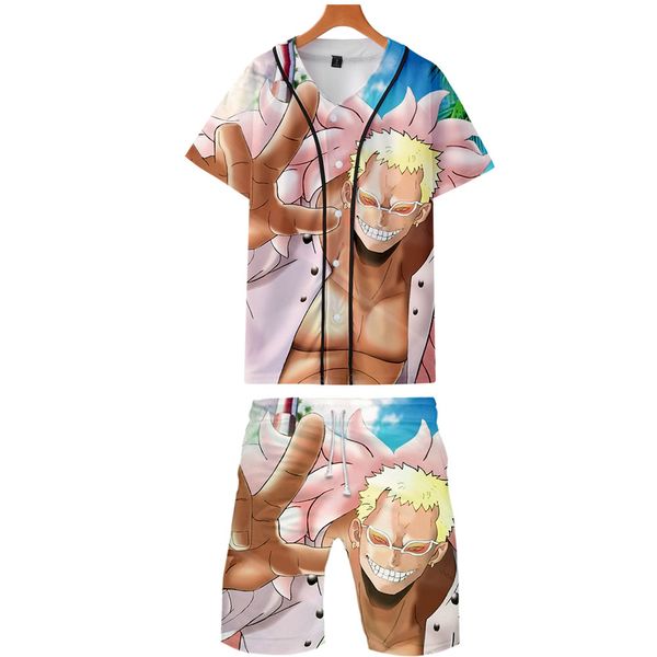 one piece men women casual baseball t shirt beach shorts suits monkey d. luffy 3d printed two-piece set, Gray
one piece men women casual baseball t shirt beach shorts suits monkey d. luffy 3d printed two-piece set, Gray