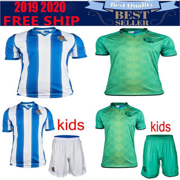 

2019 real sociedad soccer jersey and kids 19 20 royal society oyarzaba soccer shir thome x.prieto carlos juanmi football uniform sales, Black;yellow