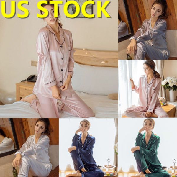 autumn pajama set 2pcs women satin silk sleepwear babydoll lingerie nightdress loungewear homewear pajamas set, Blue;gray
autumn pajama set 2pcs women satin silk sleepwear babydoll lingerie nightdress loungewear homewear pajamas set, Blue;gray
