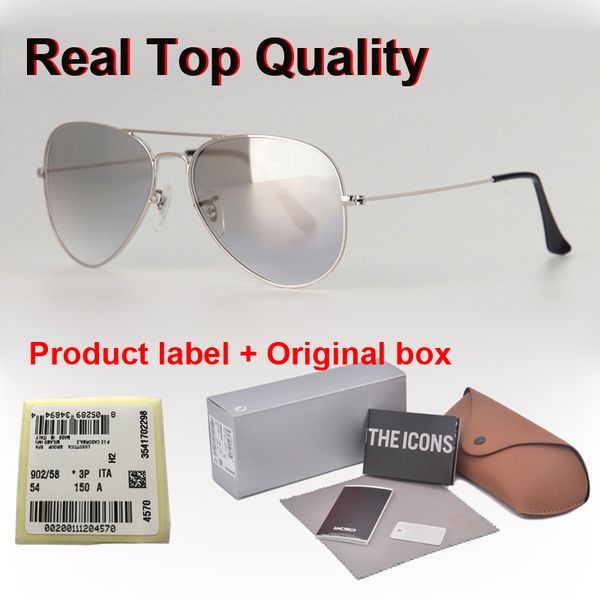uv400 glass lens sunglasses women men 58/62mm brand design eyewear pilot driver sun glasses with retail cases and label, White;black
uv400 glass lens sunglasses women men 58/62mm brand design eyewear pilot driver sun glasses with retail cases and label, White;black