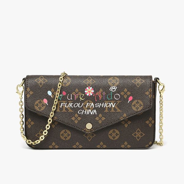 oc 2020 women's handbags chain envelope-style pouch pochette fe licie bag removable pockets canvas and leather dhl ing
oc 2020 women's handbags chain envelope-style pouch pochette fe licie bag removable pockets canvas and leather dhl ing