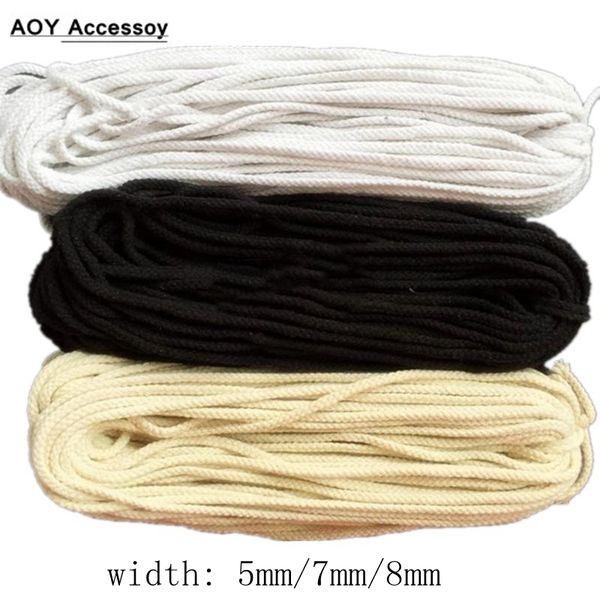 5mm/7mm/8mm cotton cord natural eco-friendly rope for handwork diy craft decoration bag belt home textile sewing accessories, Black;white
5mm/7mm/8mm cotton cord natural eco-friendly rope for handwork diy craft decoration bag belt home textile sewing accessories, Black;white