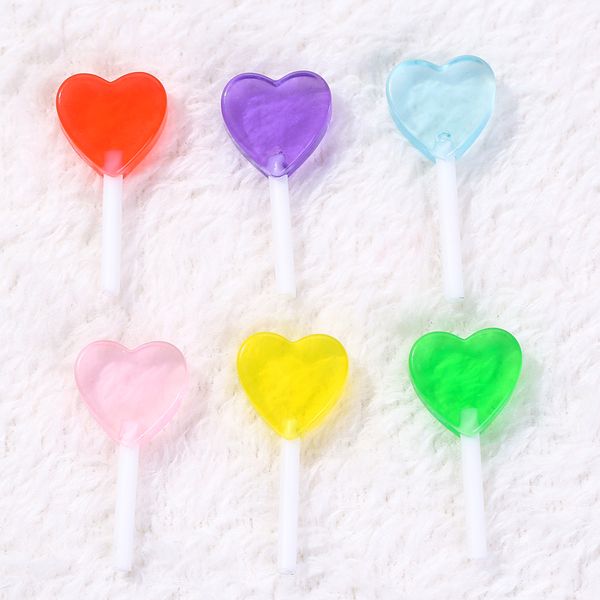 12pcs mixed heart lollipop 40*18mm glitter lollipop cute flatback resin cabochons decoration crafts for earrings & pendants
12pcs mixed heart lollipop 40*18mm glitter lollipop cute flatback resin cabochons decoration crafts for earrings & pendants