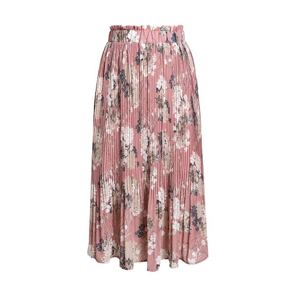 skirts women printed floral pleated chiffon mid-calf long skirt polyester fashion loose elastic mature queen skirt, Black
skirts women printed floral pleated chiffon mid-calf long skirt polyester fashion loose elastic mature queen skirt, Black