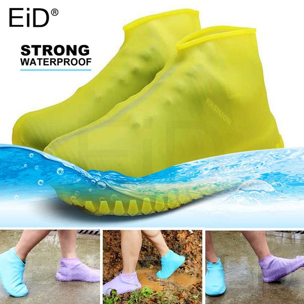 eid practical reusable silicone waterproof rain shoe cover durable outdoor rainproof hiking skid-proof cycling sport shoe cover, White;pink
eid practical reusable silicone waterproof rain shoe cover durable outdoor rainproof hiking skid-proof cycling sport shoe cover, White;pink