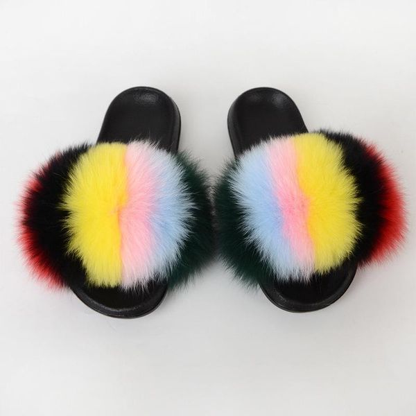 real fox fur slippers fashion plush fur women slides drop shipping slippers indoor outdoor fluffy raccoon sandals flats woman45, Black
real fox fur slippers fashion plush fur women slides drop shipping slippers indoor outdoor fluffy raccoon sandals flats woman45, Black