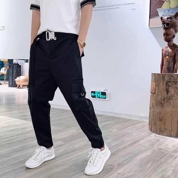 ww5108 fashion men's pants 2020 runway luxury european design party style men's clothing, Black
ww5108 fashion men's pants 2020 runway luxury european design party style men's clothing, Black