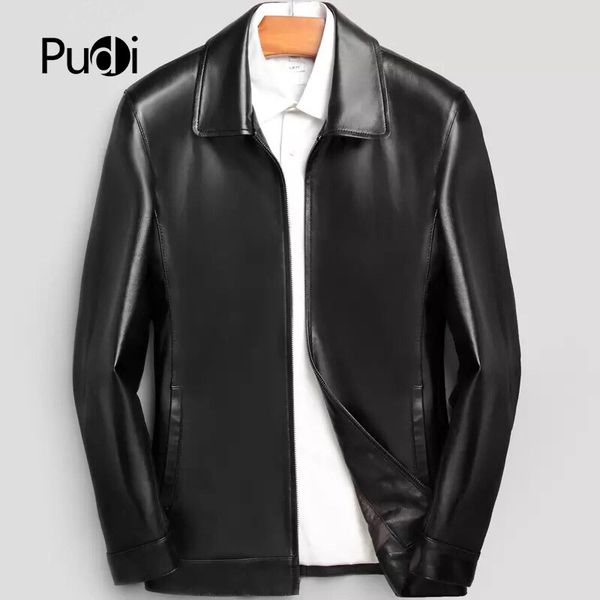 pudi 2019 men coat winter new fashion sheep leather jackets solid with turn-down collar fall winter casual outwear mt816, Black;brown
pudi 2019 men coat winter new fashion sheep leather jackets solid with turn-down collar fall winter casual outwear mt816, Black;brown