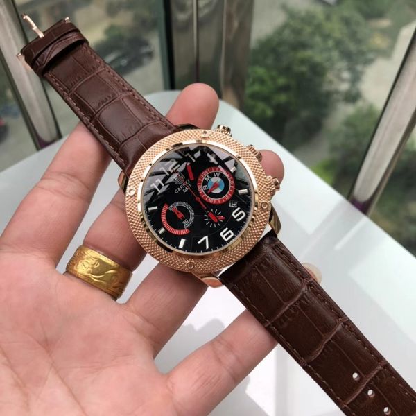 2020 new calendar belt men's luxury watch black case men's watch sports casual quartz men's brand watch, Slivery;brown
2020 new calendar belt men's luxury watch black case men's watch sports casual quartz men's brand watch, Slivery;brown