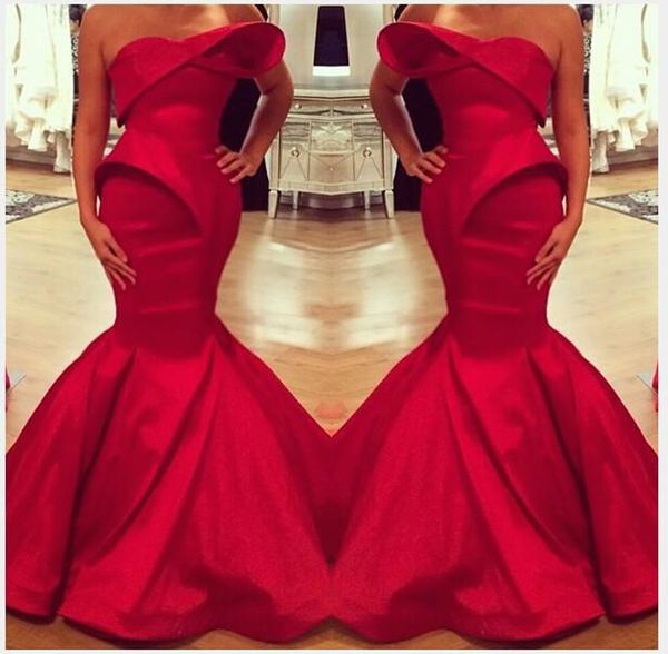 saudi arabian design red sweetheart mermaid satin floor length evening dresses custom made prom dress, Black;red
saudi arabian design red sweetheart mermaid satin floor length evening dresses custom made prom dress, Black;red