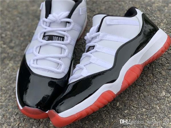 2020 air authentic 11 low white bred man basketball shoes 11s men black true red retro athletic sneakers with original box av2187-160
2020 air authentic 11 low white bred man basketball shoes 11s men black true red retro athletic sneakers with original box av2187-160