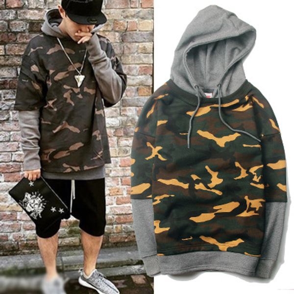 mens hip hop fashion designer autumn winter hoodies camouflage patchwork long sleeve hooded male hoodies sweatshirts, Black
mens hip hop fashion designer autumn winter hoodies camouflage patchwork long sleeve hooded male hoodies sweatshirts, Black