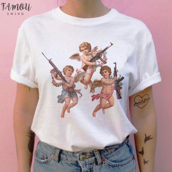angel t shirt harajuku cartoon graphic 90s tshirt casual female cothng o neck vintage t shirt tee shirts kawaii aesthetic, White
angel t shirt harajuku cartoon graphic 90s tshirt casual female cothng o neck vintage t shirt tee shirts kawaii aesthetic, White