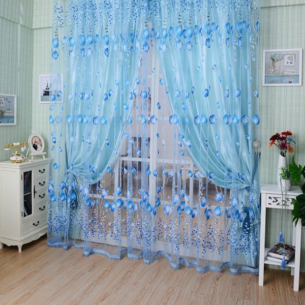 1*2m shade curtains bedroom screens tulle print tulips pattern modern living room balcony kitchen household items
1*2m shade curtains bedroom screens tulle print tulips pattern modern living room balcony kitchen household items