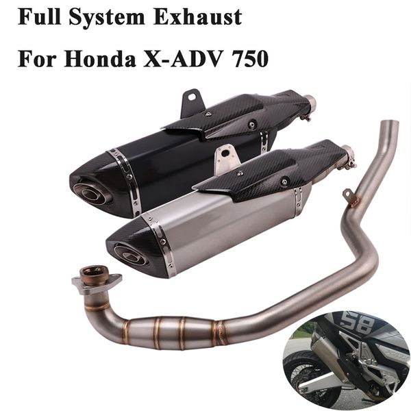 full system motorcycle exhaust slip on for x- 750 x 750 modified front middle link pipe muffler db killer
full system motorcycle exhaust slip on for x- 750 x 750 modified front middle link pipe muffler db killer