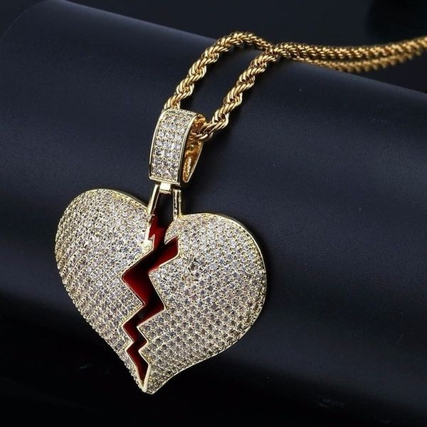 classical rhinestone necklace jewelry iced out mask pendant hip hop broken heart chain necklace, Silver
classical rhinestone necklace jewelry iced out mask pendant hip hop broken heart chain necklace, Silver
