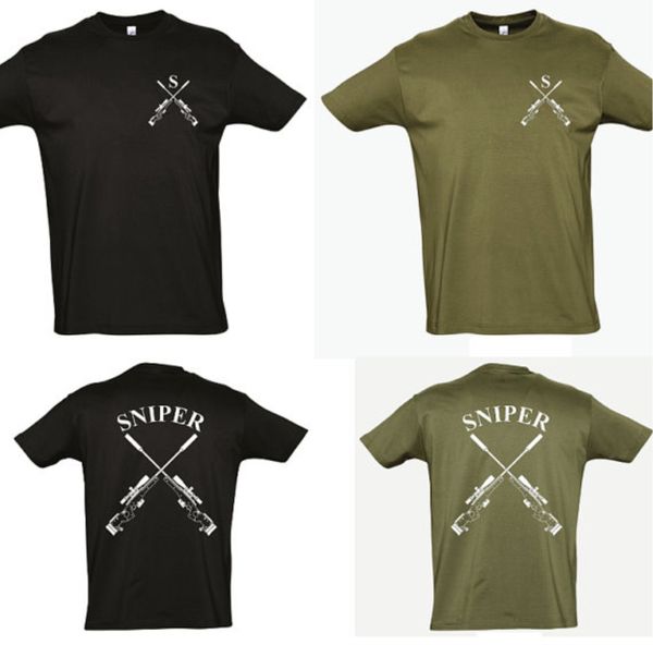 military sniper badge t shirt men sprcial forces army short sleeve two sides tee us plus size s-3xl, White;black
military sniper badge t shirt men sprcial forces army short sleeve two sides tee us plus size s-3xl, White;black