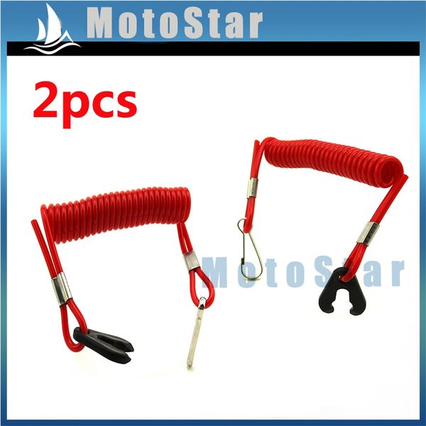 2pcs red safety tether lanyard cord for skill switch jet ski boat yamaha raptor banshee blaster atv quad 4 wheeler
2pcs red safety tether lanyard cord for skill switch jet ski boat yamaha raptor banshee blaster atv quad 4 wheeler