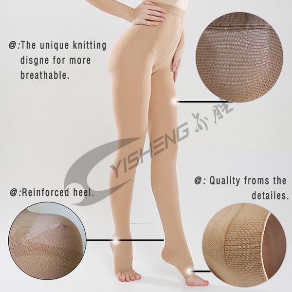 yisheng medical compression thihg high closed toe varicose veins pantyhose compression pants for women, Black;white
yisheng medical compression thihg high closed toe varicose veins pantyhose compression pants for women, Black;white