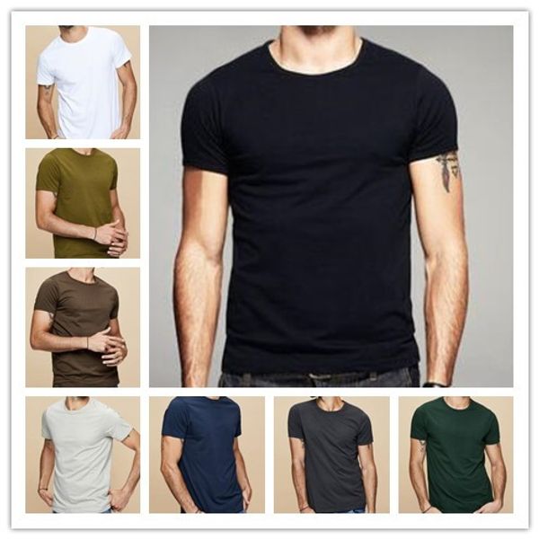 2019 new summer men's short sleeve no deformation good elasticity high cost performance trend solid color black t shirt, Black;red
2019 new summer men's short sleeve no deformation good elasticity high cost performance trend solid color black t shirt, Black;red